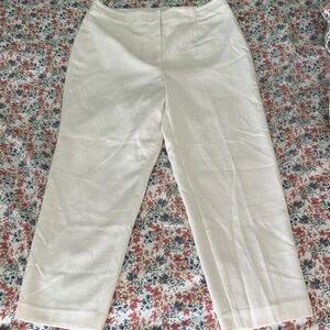 Ann Taylor White Business Casual Pants